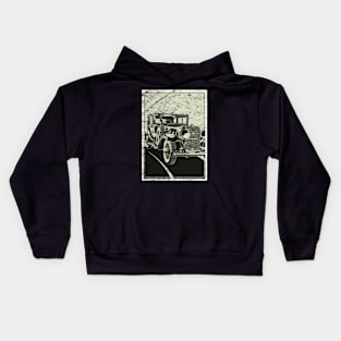 old car classic Kids Hoodie